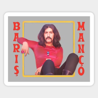 Barış Manço \/\/\/ Original Psychedelic Design Magnet